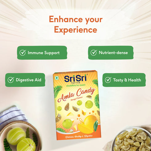 Sri Sri Tattva Amla Candy - Paan Flavour, Delicious, Healthy & Digestive
